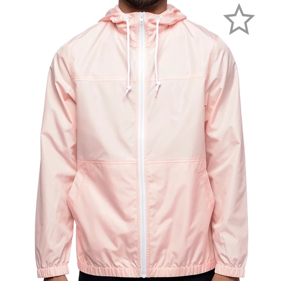 ZUMIEZ Men’s pink windbreaker - Picture 1 of 2
